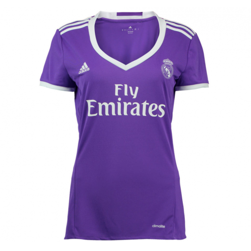 2016-17 Real Madrid Women's Away Soccer Jersey